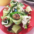 フジぽん's cooksnap of when they made 冷しゃぶきゅうりで巻いちゃった。.
