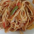 ぷくりる's cooksnap of when they made フライパンひとつで☆トマトソースパスタ.