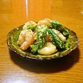 まりみぃ's cooksnap of when they made 海老とおくらの甘胡麻和え.