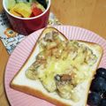 山ばあば's cooksnap of when they made バナナは潰してトーストしてる.
