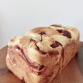 Reinaxoxo's cooksnap of when they made 手作りならでは！ハーフ&ハーフあん食パン.