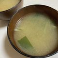 papikun's cooksnap of when they made 簡単#茗荷たけのお味噌汁.