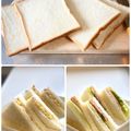 かっちゃん杉's cooksnap of when they made 6枚切りの食パン半分にしたサンドイッチ.