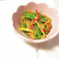 yesmama's cooksnap of when they made カリカリじゃことピーマン炒め☆.