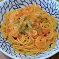 chakopinpin's cooksnap of when they made 海老のトマトクリームパスタ.