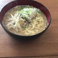 Etsu☆ko's cooksnap of when they made 市販ので♪背脂入り本格濃厚豚骨ラーメン！.