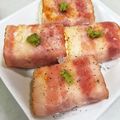 なーなちゃん's cooksnap of when they made ベーコン巻き一口豆腐ステーキ＊山葵と共に.