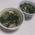 きらり流れ星's cooksnap of when they made 小松菜ときのこのスープ・中華風.