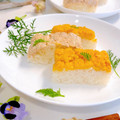 柚子♡⸝⸝⸝'s cooksnap of when they made お弁当箱でOK☆シーチキンの押し寿司。.
