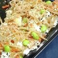 私市ビッキーズ津門巳's cooksnap of when they made “混ぜご飯丼”枝豆ごぼう人参れんこん金平.