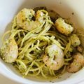 sheher's cooksnap of when they made 海老と大葉の和風ジェノベーゼ.
