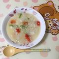 puniＫ's cooksnap of when they made 大根のコンソメ雑炊♪.