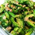 stot's cooksnap of when they made 沖縄・我が家のゴーヤサラダ.