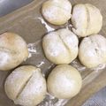クック390M6J☆'s cooksnap of when they made ＨＢで作る＊白いふたごの豆乳パン＊.