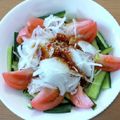moniqro555's cooksnap of when they made 韓国風！ピリ辛豚しゃぶサラダ☆.