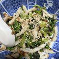 こむきむこ's cooksnap of when they made 小松菜と竹輪の梅肉和え.