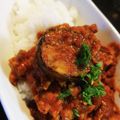 智恵ちゃんのつく恋慕's cooksnap of when they made スパイスで♪ピリ辛★なすと豚肉のカレー.