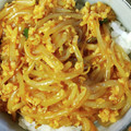 ひぃちゃんひー's cooksnap of when they made 旨旨♡すき焼きのたれdeもやしあんかけ丼.