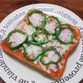 YCHキッチン's cooksnap of when they made ＊即席ソースで絶品ピザトースト＊.