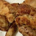 pochocoko's cooksnap of when they made 豚もも肉で、一口やわらかトンカツ！.