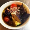 のえもゆ's cooksnap of when they made なす・ズッキーニ・トマトのポン酢あんかけ.
