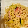 しぐれ親子's cooksnap of when they made ベーコンと長ネギの和風パスタ.