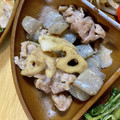 yu228's cooksnap of when they made 蒟蒻入りで蓮根、豚のきんぴらなり〜♫.