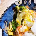 あたむ❤189's cooksnap of when they made ブロッコリーとエビの卵炒め.