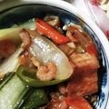 まぶたん's cooksnap of when they made 厚揚げで絶品！ヘルシー酢豚.