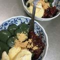 ぽっちゃりはちべい's cooksnap of when they made 超簡単☆白玉あんこ抹茶アイスのせ♬.