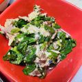 muumi☆'s cooksnap of when they made さっぱり旨✿さば缶とモロヘイヤの梅和え.