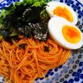 Shuncha's cooksnap of when they made 辛旨ビビンメン（韓国風甘辛冷麺）.