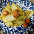 ちゃみ's cooksnap of when they made 白菜とウィンナーのカレー炒め.