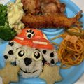 michan▼'s cooksnap of when they made パウパトロール弁当.