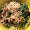 ベティ３'s cooksnap of when they made モロヘイヤ納豆丼ぶり.