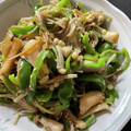 ＭＩ−ＳＡＮ's cooksnap of when they made やみつきピーマンえのき炒め.