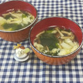 みかかめ's cooksnap of when they made ワカメとしめじでふんわり卵のお吸い物☆.