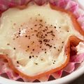 emmy713's cooksnap of when they made ハムカップ目玉焼き♪お弁当に.