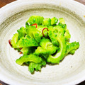kinniko's cooksnap of when they made 簡単で旨いっ!ゴーヤの甘浅漬け(漬物).