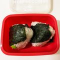 まめ郎's cooksnap of when they made チーズと枝豆の彩りおにぎり.