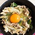 ぽんぽんぐ's cooksnap of when they made 豚ニラスタミナ丼.