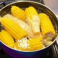 ぽんぽんぐ's cooksnap of when they made とうもろこし茹で方☆簡単.