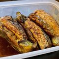 yare38☆'s cooksnap of when they made なすといえばコレ♪ 茄子の肉詰め.