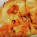 くーし's cooksnap of when they made 海老マヨ♡ピザトースト.