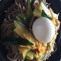 クック2H9MD0☆'s cooksnap of when they made 冷たい葱ラー油蕎麦.