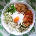 クック021E2T☆'s cooksnap of when they made 栄養満点！納豆 卵 キムチの冷やしうどん.