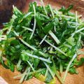 りえっくす♡'s cooksnap of when they made 豆苗と塩昆布☆苦手克服！.