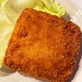 ゆうちぇる1208's cooksnap of when they made 【簡単】厚切りハムのハムカツ！.