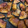 葉月優希's cooksnap of when they made 素揚げかぼちゃの胡麻和え.