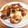chirokoka's cooksnap of when they made ふわモチっ✾鶏胸肉のはんぺんジャガ焼き.